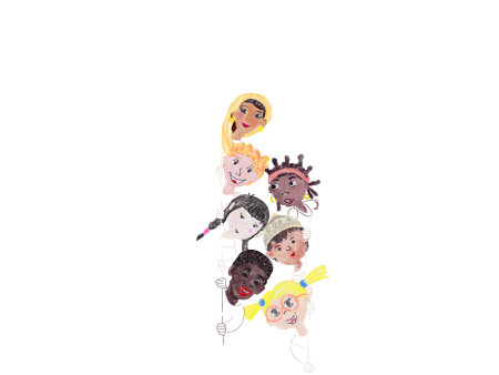 FABER-CASTELL Crayon de couleur Children of the World, par 3