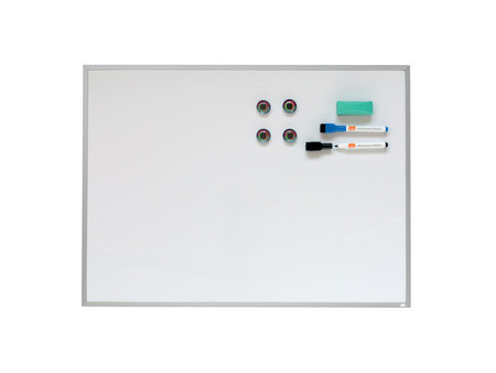 nobo Tableau blanc avec cadre en aluminium