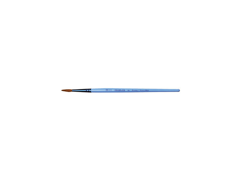 LEFRANC BOURGEOIS Pinceau poney rond, N.12, corps en bois