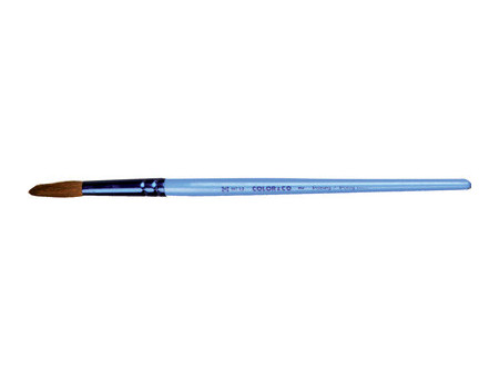 LEFRANC BOURGEOIS Pinceau poney rond, N.12, corps en bois