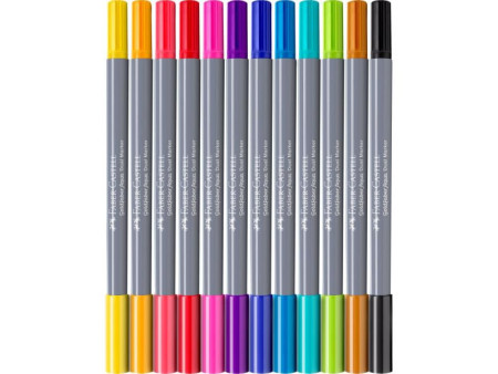 FABER-CASTELL Marqueur aquarelle GOLDFABER, étui de 12