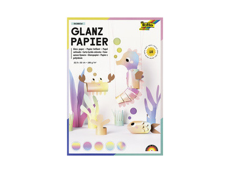 folia Papier brillant Rainbow, 225 x 320 mm, 100 g/m2