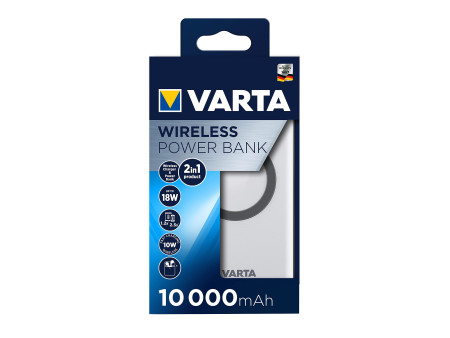 VARTA Powerbank 'Wireless', 10.000 mAh, blanc