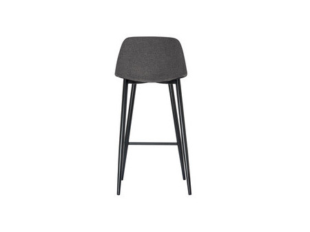 PAPERFLOW Tabouret de bar MUST, set de 2, gris