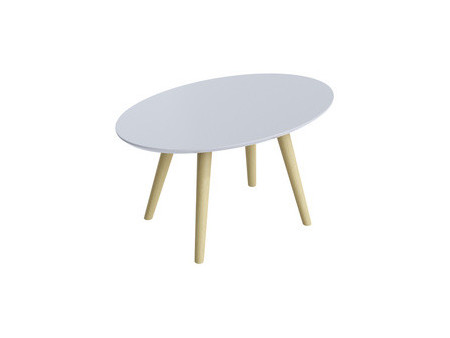 PAPERFLOW Table d'appoint MEET, (L)1.150 x (P)600 mm, blanc