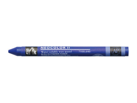 CARAN D'ACHE Pastel à la cire aquarellable NEOCOLOR II, noir