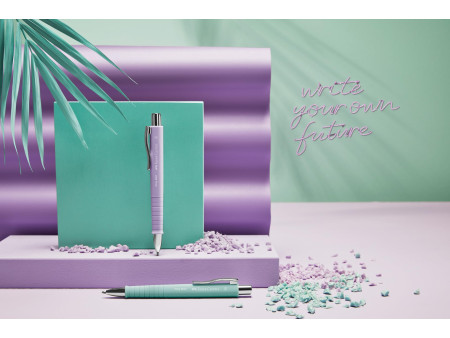 FABER-CASTELL Stylo-bille rétractable POLY BALL XB, lilas