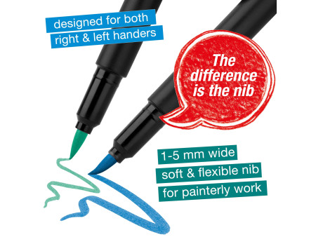 FABER-CASTELL Feutre Black Edition, étui de 10