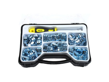 BRÜDER MANNESMANN Kit de colliers de serrage, 50 pièces