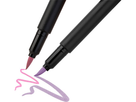 FABER-CASTELL Feutre Black Edition pastel, étui de 6