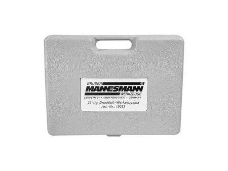 BRÜDER MANNESMANN Kit d'outils pneumatiques, 33 pièces