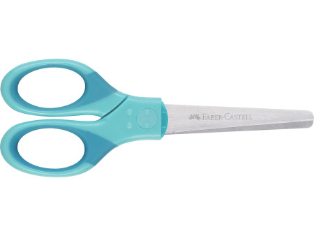 FABER-CASTELL Ciseaux scolaires GRIP, en blister, turquoise