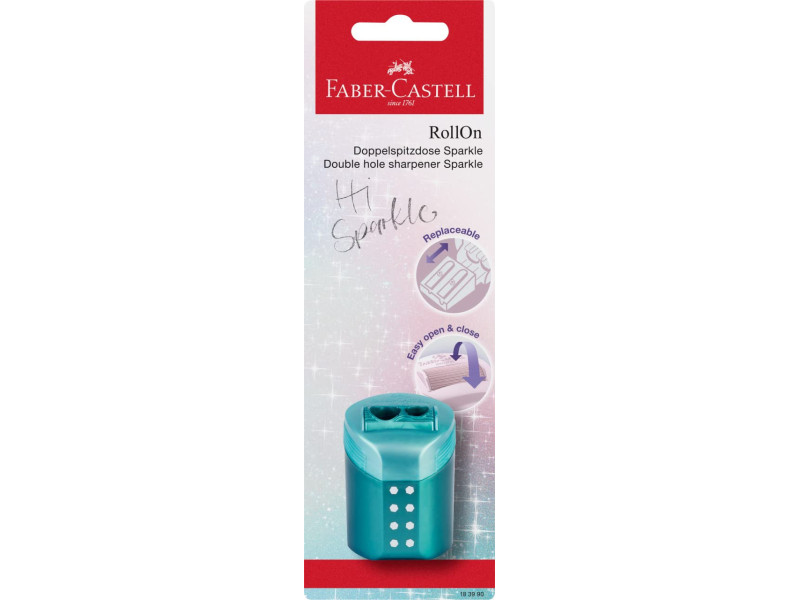 FABER-CASTELL Taille-crayon double RollOn SPARKLE