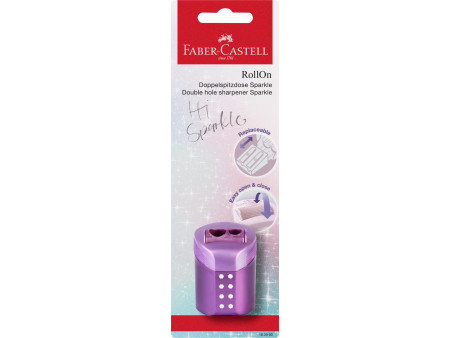 FABER-CASTELL Taille-crayon double RollOn SPARKLE