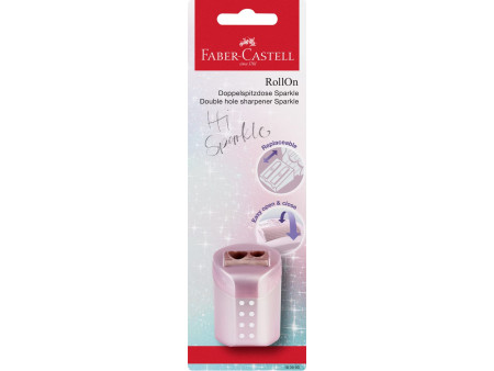 FABER-CASTELL Taille-crayon double RollOn SPARKLE