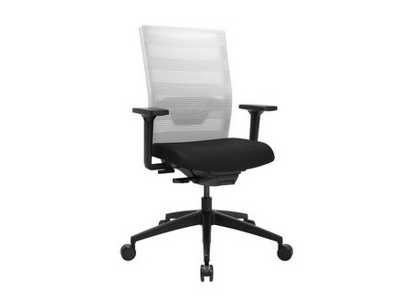 Topstar Chaise de bureau pivotante 'Airwork', noir/ocre