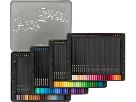 FABER-CASTELL Crayon de couleur Black Edition, étui de 100