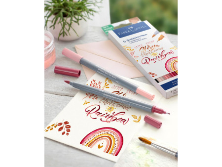 FABER-CASTELL Marqueur aquarelle GOLDFABER, BoHo, étui