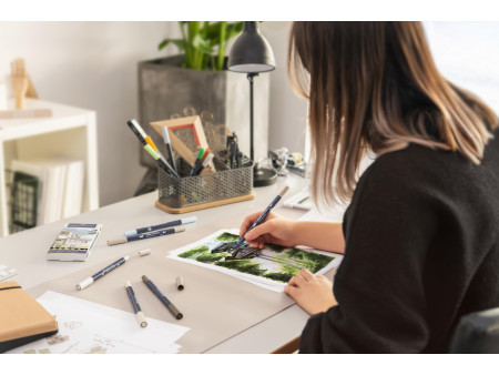 FABER-CASTELL Marqueur Sketch GOLDFABER, étui de 24