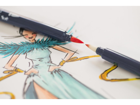 FABER-CASTELL Marqueur Sketch GOLDFABER, étui de 6 Fashion