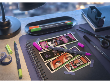 FABER-CASTELL Marqueur Sketch GOLDFABER, étui de 6 Graphic