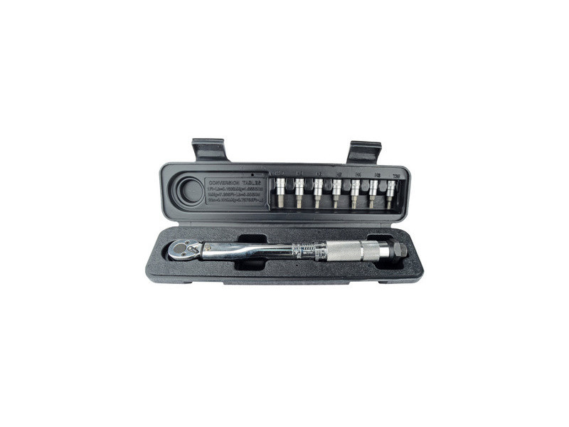 BRÜDER MANNESMANN Kit de clé dynamométrique 1/4', 8 pièces