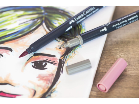 FABER-CASTELL Marqueur Sketch GOLDFABER, étui de 6 Portrait