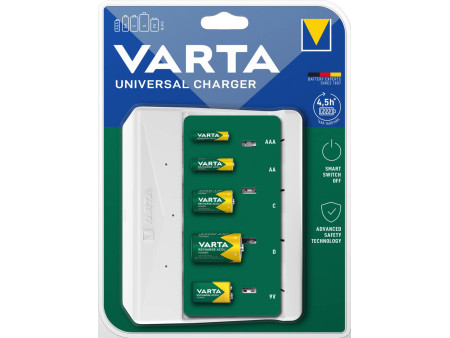 VARTA Chargeur Universal Charger, non équipé, blanc
