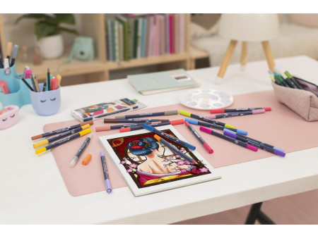 FABER-CASTELL Marqueur Sketch GOLDFABER, étui de 6 Car