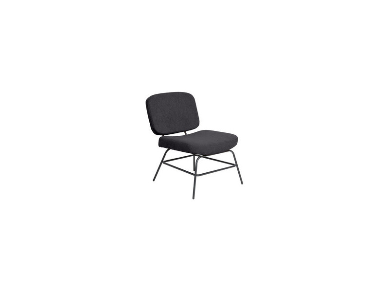 PAPERFLOW Fauteuil visiteur CURVE, anthracite