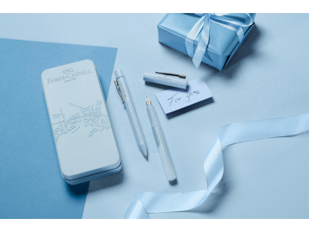 FABER-CASTELL Stylo plume GRIP 2010 Harmony, B, bleu ciel