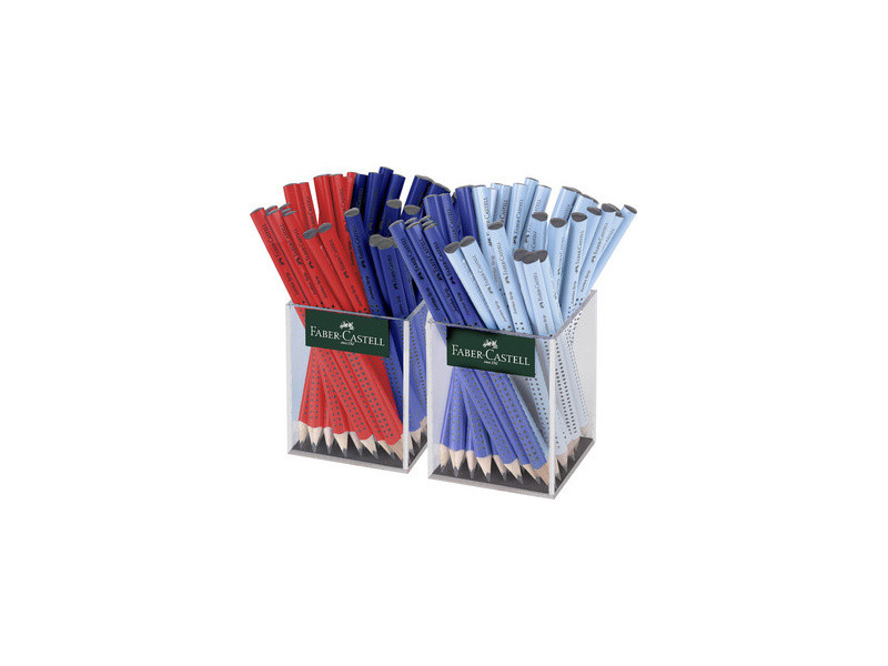 FABER-CASTELL Crayon de papier Jumbo GRIP, 2 pots