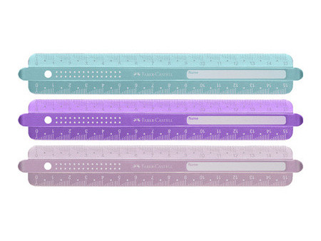 FABER-CASTELL Règle SPARKLE, 300 mm, assorti
