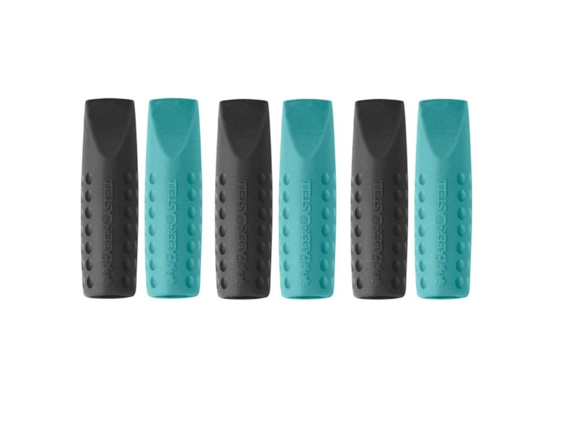 FABER-CASTELL Gomme GRIP ERASER CAP, en présentoir