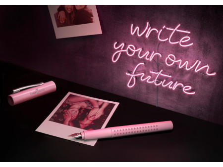 FABER-CASTELL Set d'écriture GRIP 2011, rose