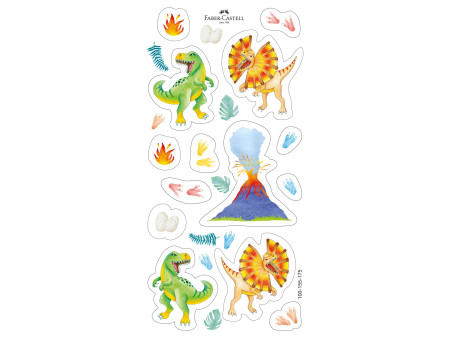FABER-CASTELL Crayon de couleur Colour GRIP Dino, 18+6