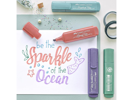 FABER-CASTELL Surligneur TEXTLINER 46 METALLIC, étui de 6
