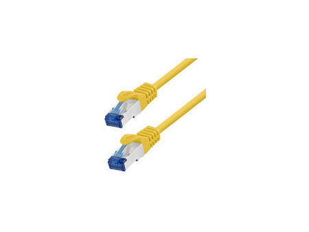 LogiLink Câble patch, Cat. 6A, S/FTP, 0,25 m, jaune