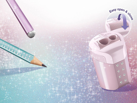 FABER-CASTELL Kit d'écriture GRIP SPARKLE, vert menthe
