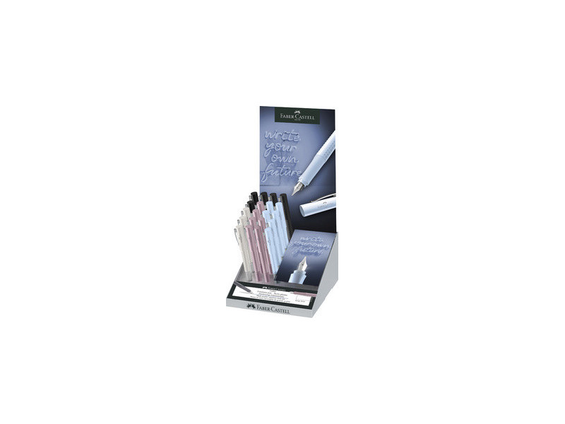 FABER-CASTELL Stylo plume GRIP 2010 M, en présentoir