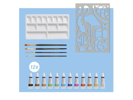 FABER-CASTELL Kit d'aquarelle, 18 pièces