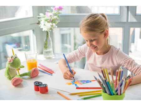 FABER-CASTELL Crayon de couleur Colour GRIP, étui promo