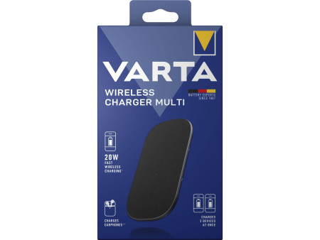 VARTA Chargeur à induction Wireless Charger Multi 20 W