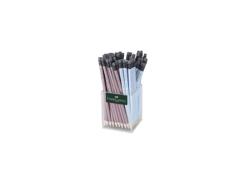 FABER-CASTELL Crayon de papier GRIP 2001 avec gomme, en pot