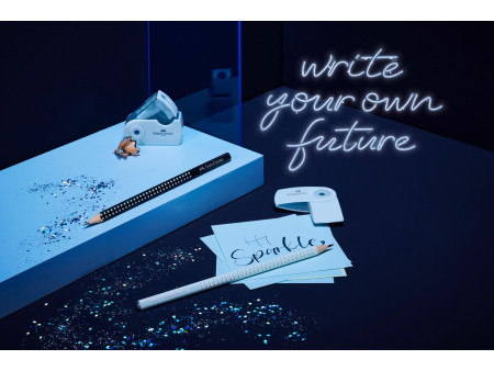 FABER-CASTELL Kit d'écriture GRIP SPARKLE Harmony, blister