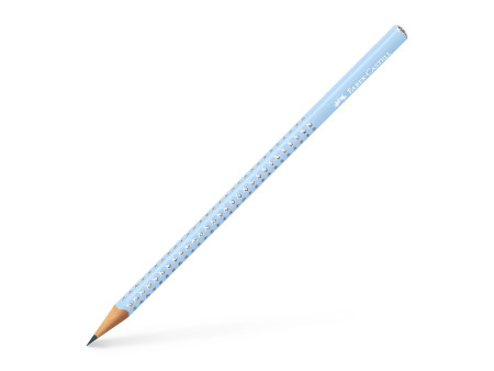 FABER-CASTELL Kit d'écriture GRIP SPARKLE, bleu ciel