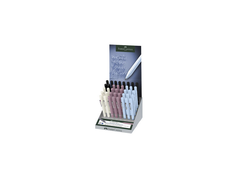 FABER-CASTELL Stylo-bille rétractable GRIP 2010, présentoir