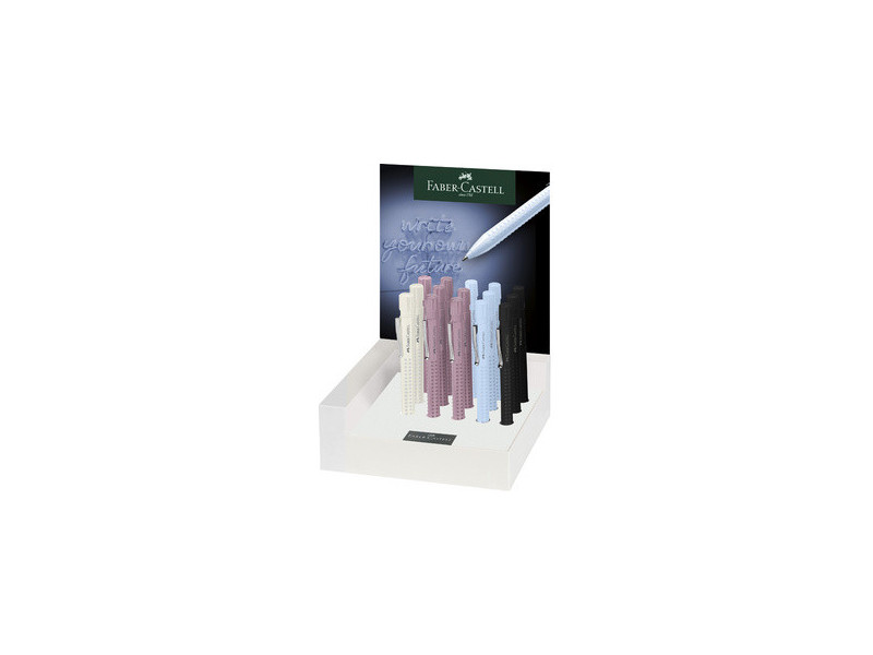 FABER-CASTELL Stylo-bille rétractable GRIP 2010, présentoir