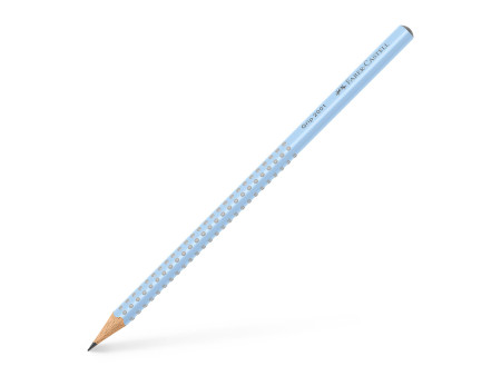 FABER-CASTELL Kit crayons GRIP 2001, bleu ciel, blister