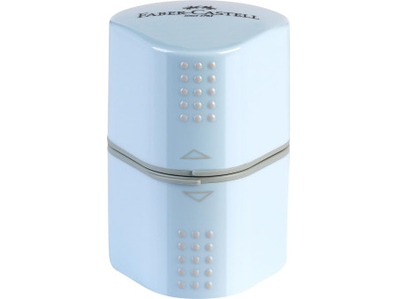 FABER-CASTELL Kit crayon Jumbo GRIP, bleu ciel, blister